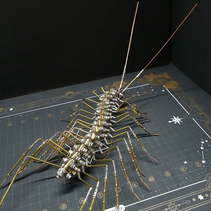 Biochemical Mechanical Scutigera Metal Model Building Kits Insect Art