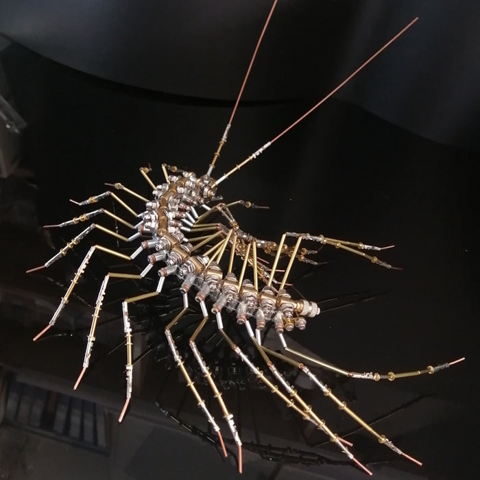 Biochemical Mechanical Scutigera Metal Model Building Kits Insect Art