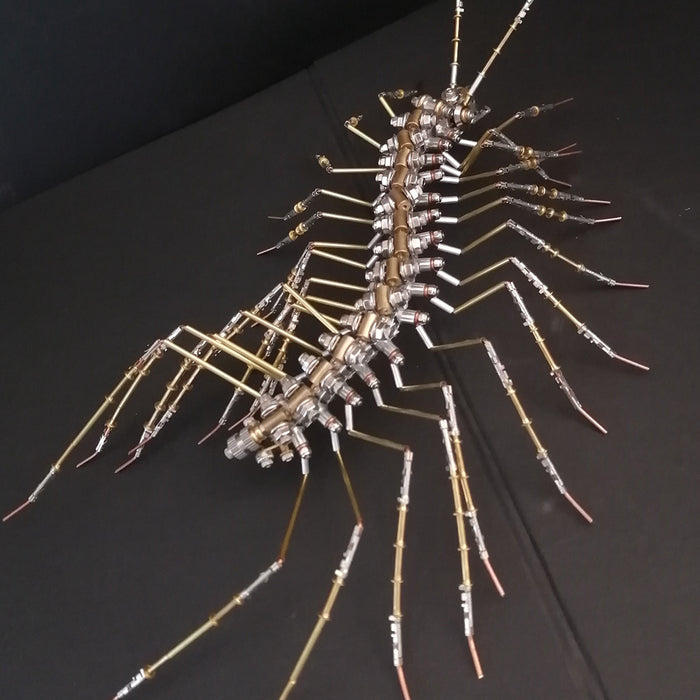 Biochemical Mechanical Scutigera Metal Model Building Kits Insect Art