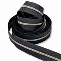 Black | #3 Antique Gold Zipper by the Yard - 5 yard Singles