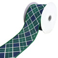 Bonnie Checkered Wired Ribbon, 2-1/2-Inch, 10-Yard