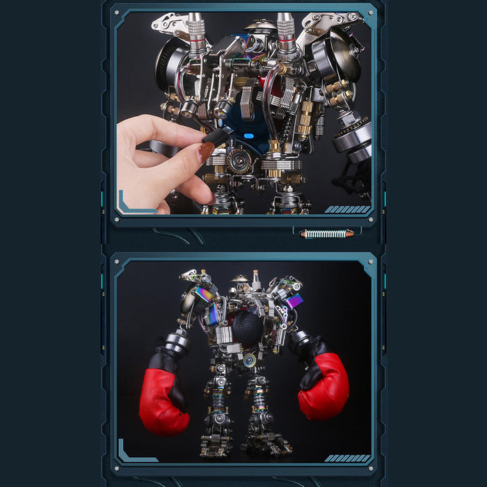 Boxer Mech DIY Metal Assembly Building Kit 880Pcs+ Wireless Bluetooth Speaker- Destroyer