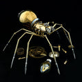 Brass Metal Spider Insect Model Assembled Crafts for Home Collection