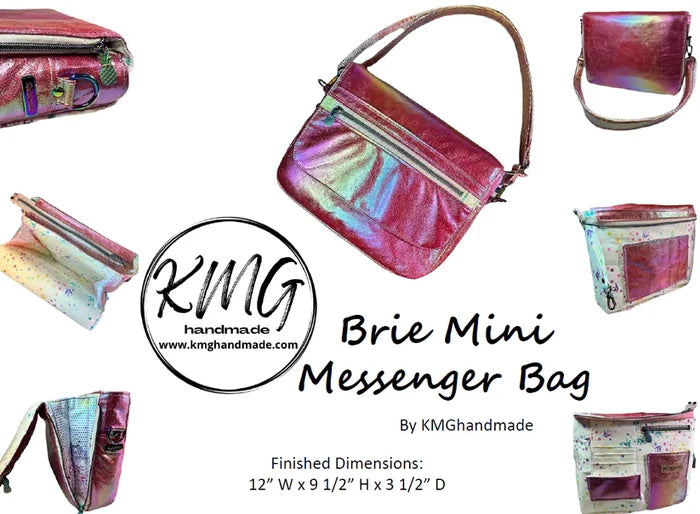 Brie Mini Messenger Bag by KMG Handmade | Hardware Kit