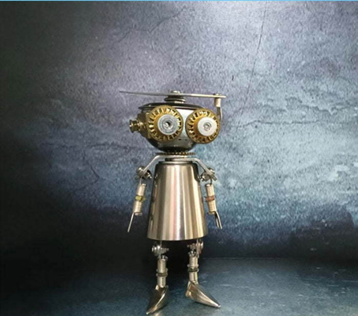 Build a Mini 3D Metal Futuristic Exchange Student Mecha Model Kits Blind Box