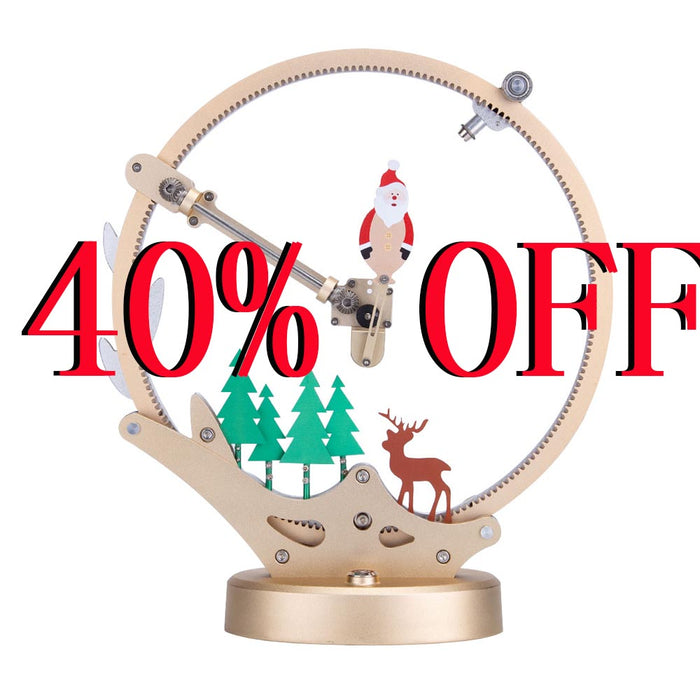 Build a Santa Claus Forest Kits That Works 3D Metal Puzzle Christmas Gifts Teching
