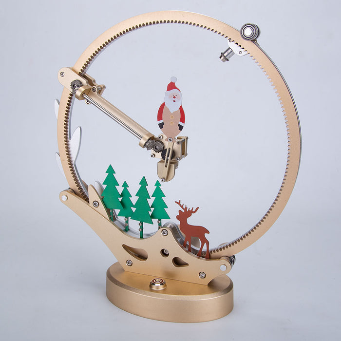Build a Santa Claus Forest Kits That Works 3D Metal Puzzle Christmas Gifts Teching