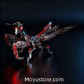 Build Your Own Cyber Mantis – 1000+PCS 3D Metal Mechanical Model (Black & Red)