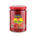 Burcu Hot Pepper Paste is a kitchen essential in Turkish cuisine, made from carefully selected hot red peppers that are crushed and cooked into a rich, concentrated paste.