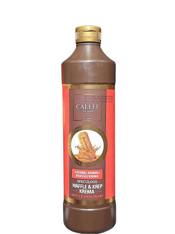 Callei Caramel Flavored Biscuit Cream brings together a rich caramel taste and fine biscuit texture in a smooth, easy-to-spread cream.