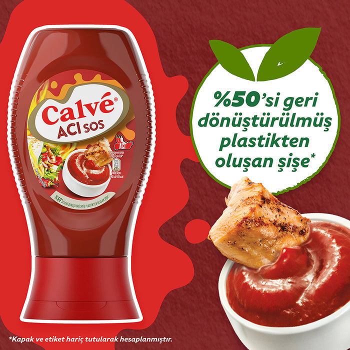 Turn up the heat in your kitchen with Calve Hot Sauce, a bold and flavorful table sauce inspired by classic Turkish spice blends.