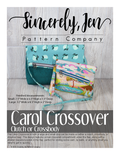 Carol Crossover Clutch or Crossbody by Sincerely Jen | Hardware Kit