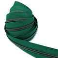 Castleton Green | #5 Midnight Rainbow Zipper by the Yard - 3 Yard Singles