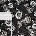 This printed WPC-Lite is of watercolor roses in black and white.