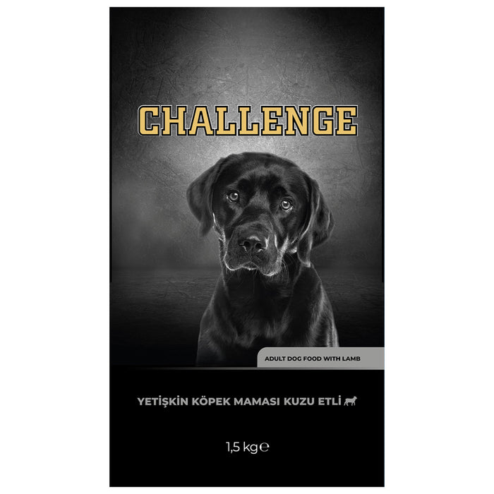 Challenge Lamb Dry Dog Food 1.5 Kg is a complete and balanced daily nutrition formula for adult dogs.