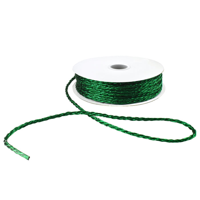 Christmas Brilliant Metallic Cording, 3/32-Inch, 10-Yard
