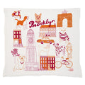 claudia pearson dogs of brooklyn tea towel