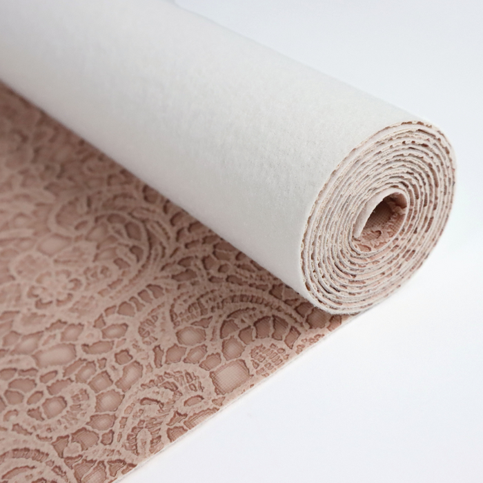 Cloud Pink Lace | 18" Mid-Weight Vinyl Roll