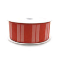 Color Vertical Lines Poly Ribbon, 1-1/2-Inch, 10 Yards, Red