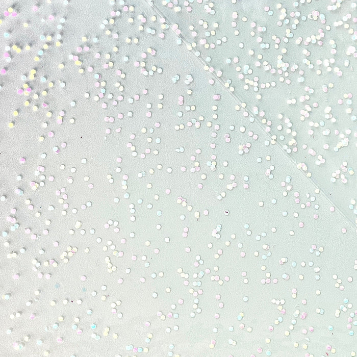Confetti | 18" Clear with Glitter TPU Vinyl Roll