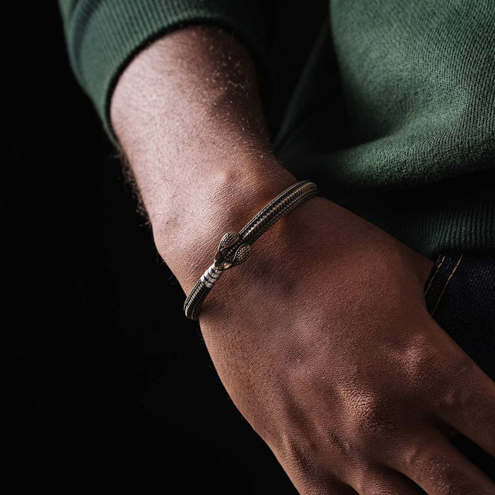 coppertistwu Brass Ouroboros Eatting Tail Bracelet 2.0