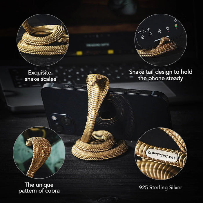 coppertistwu Cobra Phone Stand Holder
