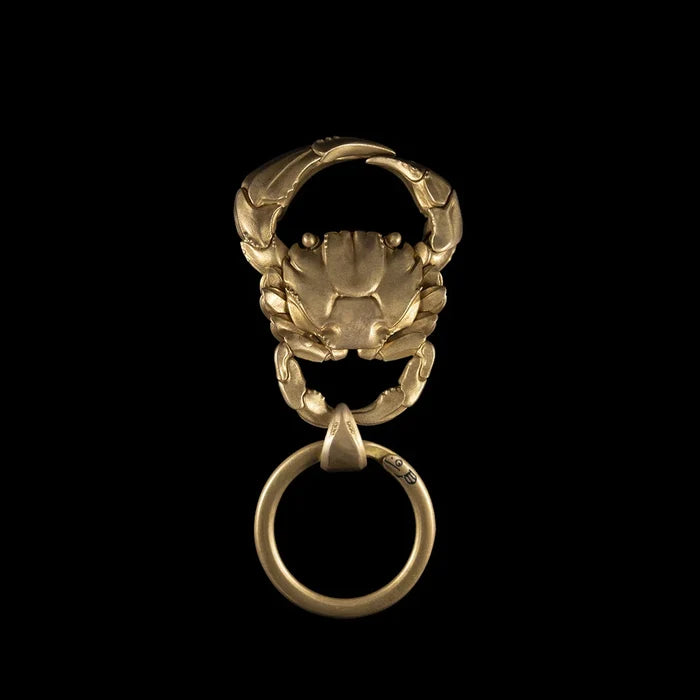 Coppertistwu Crab Keychain