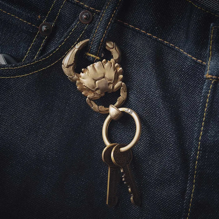 Coppertistwu Crab Keychain