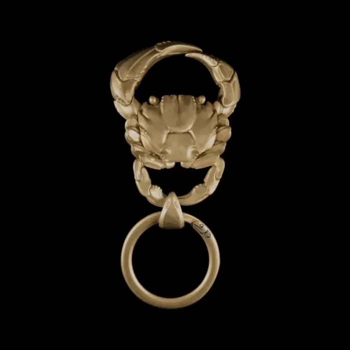 Coppertistwu Crab Keychain