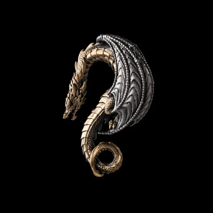 Coppertistwu Dragon Hook Keychain