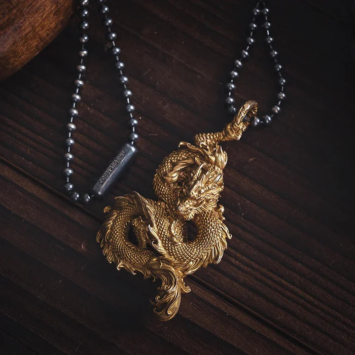 Coppertistwu Dragon Pendant