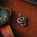 coppertistwu Hognose Snake Brooch
