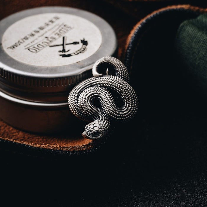 coppertistwu Hognose Snake Brooch