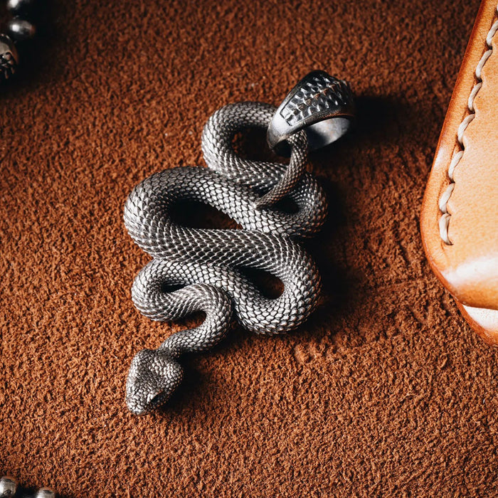 coppertistwu Hognose Snake Pendant