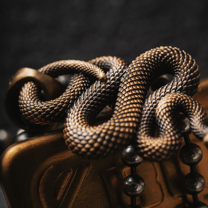 coppertistwu Hognose Snake Pendant