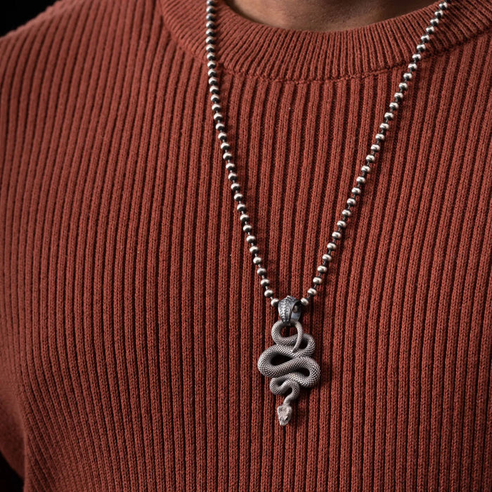 coppertistwu Hognose Snake Pendant