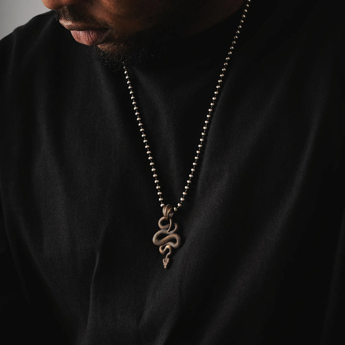 coppertistwu Hognose Snake Pendant