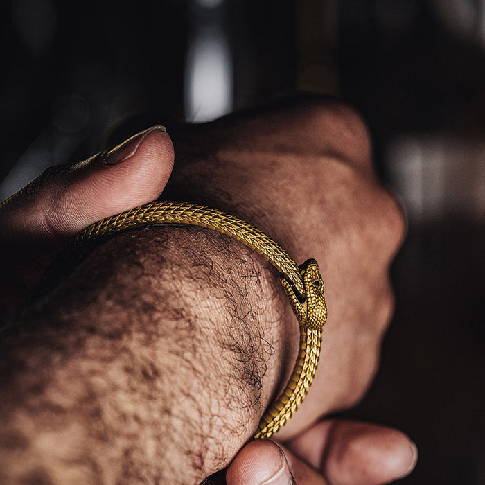 coppertistwu Mems Ouroboros Bracelet Jewelry