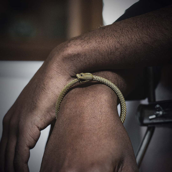 coppertistwu Mems Ouroboros Bracelet Jewelry