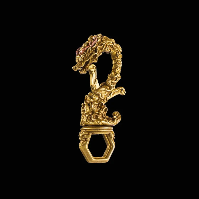 Coppertistwu Multi-functional Eastern Dragon Dragon Keychain Bottle Opener
