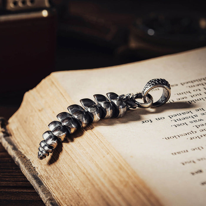 coppertistwu Rattlesnake Tail Necklace