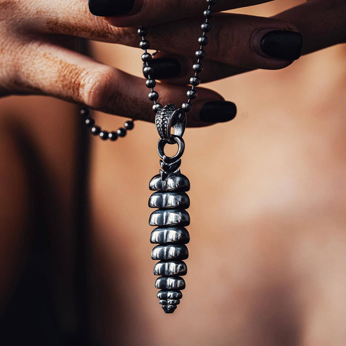 coppertistwu Rattlesnake Tail Necklace