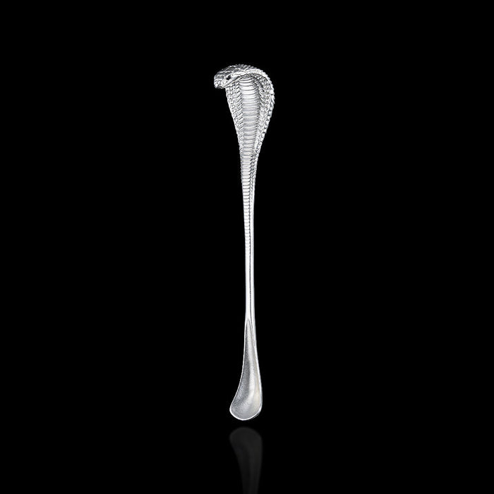 coppertistwu Silver Cobra Coffee Spoon