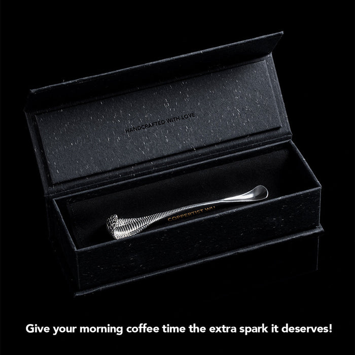 coppertistwu Silver Cobra Coffee Spoon