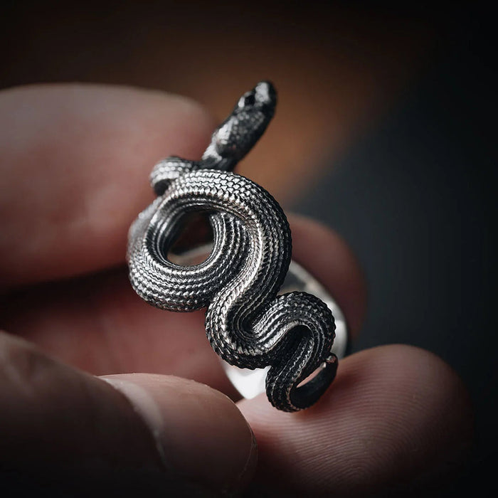 Coppertistwu Snake Ring