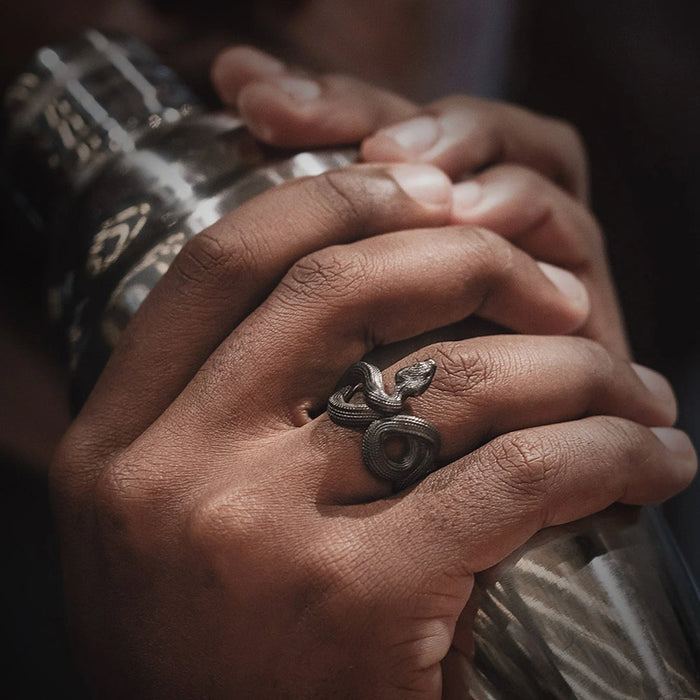 Coppertistwu Snake Ring