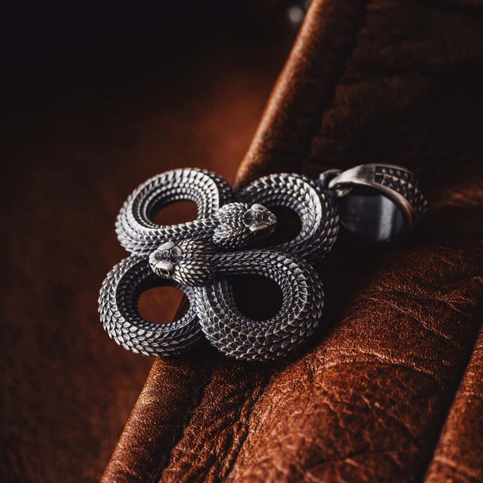 coppertistwu Twisted Snake Pendant