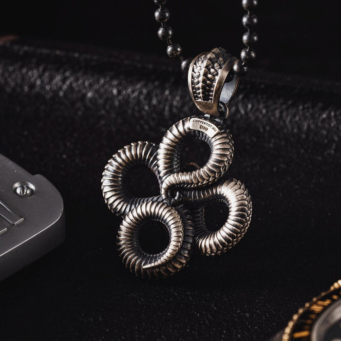 coppertistwu Twisted Snake Pendant