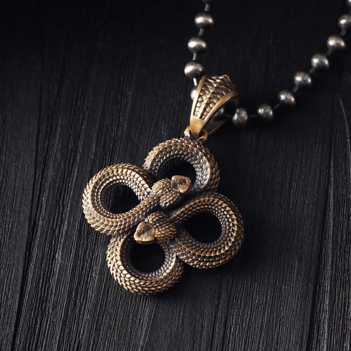 coppertistwu Twisted Snake Pendant