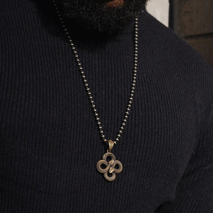 coppertistwu Twisted Snake Pendant